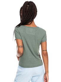 4 Frozen Night Screen Tee Green ERJZT05366 Roxy