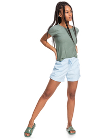 3 Frozen Night Screen Tee Green ERJZT05366 Roxy