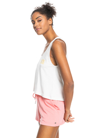 1 Surfing Day Crop Tank Top White ERJZT05382 Roxy