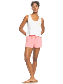 3 Surfing Day Crop Tank Top White ERJZT05382 Roxy