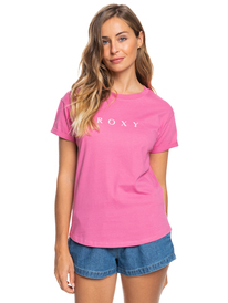 roxy, Epic Afternoon 2022 - Maglietta a maniche corte da Donna, PINK GUAVA (mkh0) Epic Afternoon 2022 - Short Sleeve T-Shirt for Women ERJZT05385