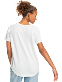 roxy, Ocean After 2022 - Maglietta da Donna, SNOW WHITE (wbk0) Ocean After 2022 - T-Shirt for Women ERJZT05406