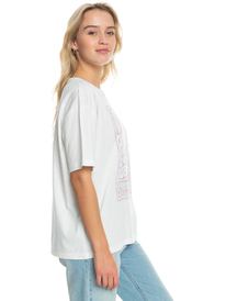 3 Barrel Day - T-Shirt voor Dames White ERJZT05410 Roxy