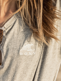 1 Dream Carve - T-shirt para Mulher Cinza ERJZT05414 Roxy