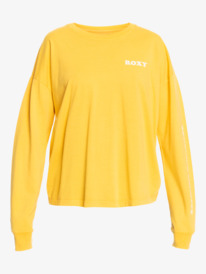 5 Beautiful Life - Longsleeve für Frauen Gelb ERJZT05417 Roxy