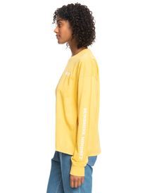 1 Beautiful Life - Longsleeve für Frauen Gelb ERJZT05417 Roxy