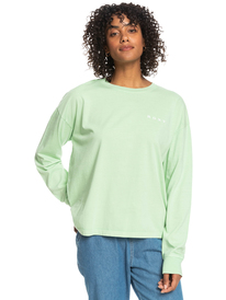0 Beautiful Life - Long Sleeve T-Shirt for Women Green ERJZT05418 Roxy