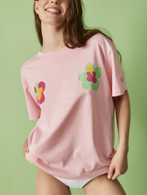 5 Keep A Breast Day 2022 - T-shirt pour Femme Rose ERJZT05442 Roxy