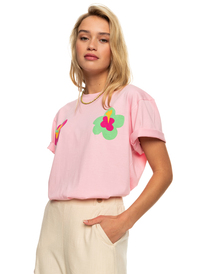 7 Keep A Breast Day 2022 - T-shirt pour Femme Rose ERJZT05442 Roxy