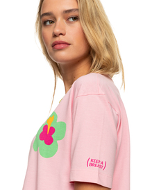 9 Keep A Breast Day 2022 - T-shirt pour Femme Rose ERJZT05442 Roxy