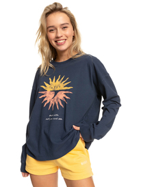 roxy, Love Sunset - Oversized Boyfriend T-Shirt for Women, MOOD INDIGO (bsp0) Love Sunset - Oversized Boyfriend T-Shirt for Women ERJZT05458