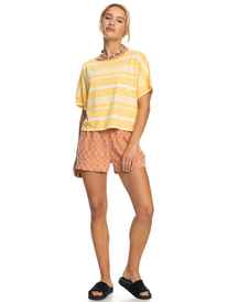 3 Stripy Sand - T-shirt pour Femme Orange ERJZT05459 Roxy