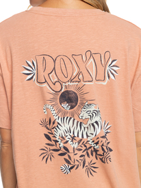 5 Deep Tiger - T-shirt pour Femme Marron ERJZT05467 Roxy