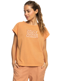 roxy, Unite The Wave - Boxy T-Shirt for Women, MOCK ORANGE (ngz0) Unite The Wave - Boxy T-Shirt for Women ERJZT05487