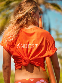 roxy, Surf.Kind.Kate. - Übergroßes T-Shirt für Frauen, VERMILLON (nle0) Surf.Kind.Kate. - Oversized T-Shirt for Women ERJZT05493
