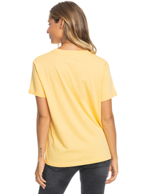 roxy, Womens Ocean Road T-Shirt, FLAX (nfk0) OCEAN ROAD B ERJZT05513