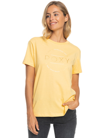 roxy, Womens Ocean Road T-Shirt, FLAX (nfk0) OCEAN ROAD B ERJZT05513