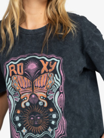 2 Girl Need Love C - Übergroßes T-Shirt für Frauen Schwarz ERJZT05581 Roxy