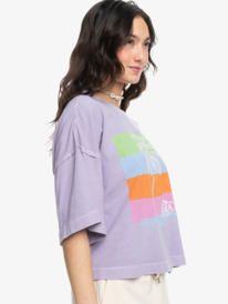 1 Womens Summer Flakes B T-Shirt Purple ERJZT05586 Roxy