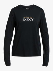 5 I Am From The Atlantic - T-shirt manches longues pour Femme Noir ERJZT05593 Roxy