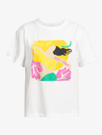 6 Keep A Breast Day - Oversized Boyfriend T-Shirt voor Dames White ERJZT05730 Roxy