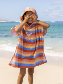 roxy, Stay Magical Hooded Poncho Towel, CERULEAN TW STRIPES (bfn7) Stay Magical - Hooded Poncho Towel ERLAA03044