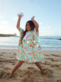 2 Girls Stay Magical Poncho Towel Blue ERLAA03051 Roxy
