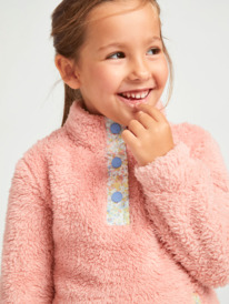 3 Mini Alabama 2022 - Fleece for Girls 2-7 Pink ERLFT03204 Roxy