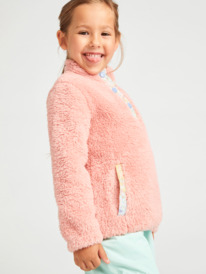 4 Mini Alabama 2022 - Fleece for Girls 2-7 Pink ERLFT03204 Roxy