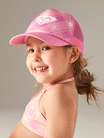 2 Sweet Emotion - Casquette trucker pour Fille Rose ERLHA03138 Roxy
