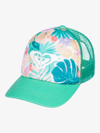 roxy, Girl's 2-7 Sweet Emotion Trucker Hat, MINT TROPICAL TRAILS (gpn5) Sweet Emotion - Trucker Cap for Girls ERLHA03138