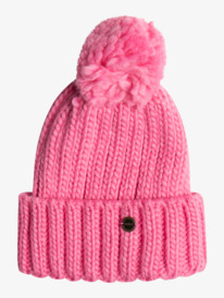 0 Traffic Jam - Knitted Beanie for Girls 2-7 Pink ERLHA03141 Roxy