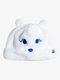 4 Mini Snowmoon - Beanie for Girls 2-7 White ERLHA03147 Roxy