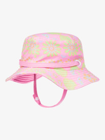 11 Girls New Bobby Reversible Swim Hat Pink ERLHA03151 Roxy