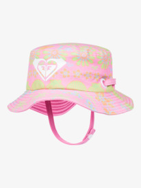 9 Girls New Bobby Reversible Swim Hat Pink ERLHA03151 Roxy