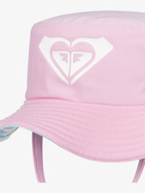11 Girls New Bobby Reversible Swim Hat Blue ERLHA03154 Roxy