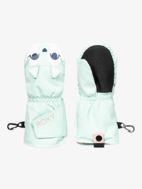 3 Girl's 2-7 Snows Up Mittens Blue ERLHN03010 Roxy