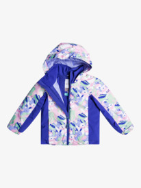 12 Girl's 2-7 Snowy Tale Technical Snow Jacket White ERLTJ03022 Roxy
