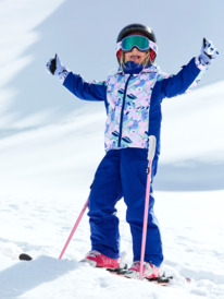 3 Girl's 2-7 Snowy Tale Technical Snow Jacket White ERLTJ03022 Roxy
