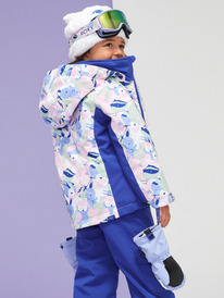 7 Girl's 2-7 Snowy Tale Technical Snow Jacket White ERLTJ03022 Roxy