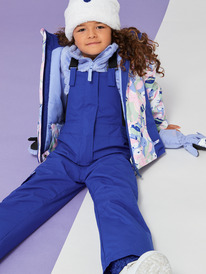 9 Girls 2-7 Lola Technical Snow Bib Pants Purple ERLTP03011 Roxy