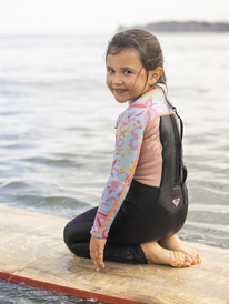 1 Girls 2-7 3/2mm Prologue Back Zip Wetsuit Blue ERLW103008 Roxy