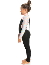 6 Girls 2-7 3/2mm Prologue Back Zip Wetsuit Blue ERLW103008 Roxy