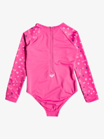 1 Girl's 2-7 Tiny Stars Long Sleeve UPF 50 Rash Guard Pink ERLWR03221 Roxy