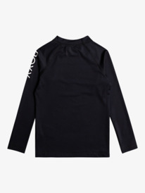 1 Girl's 2-7 Whole Hearted Long Sleeve UPF 50 Rashguard Black ERLWR03225 Roxy