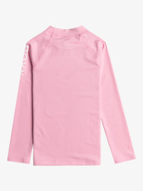 1 Girl's 2-7 Whole Hearted Long Sleeve UPF 50 Rashguard Pink ERLWR03225 Roxy