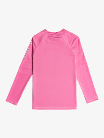 roxy, Girl's 2-7 Whole Hearted Long Sleeve UPF 50 Rashguard, SACHET PINK (mfr0) Whole Hearted - Long Sleeve UPF 50 Rash Vest for Girls 2-7 ERLWR03225