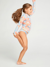1 Girls 2-7 Magic Spirit Long Sleeve Rash Vest Blue ERLWR03250 Roxy