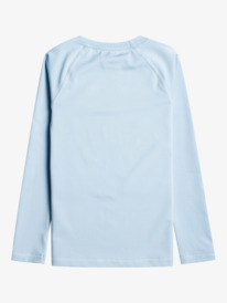 roxy, Girls 2-7 Beach Classics Long Sleeve Rash Vest, CERULEAN (bfn0) BEACH CLASSICS LS ERLWR03254