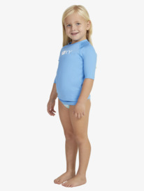 2 Girls 2-7 Essential Short Sleeve UPF 50 Surf T-Shirt Blue ERLWR03290 Roxy